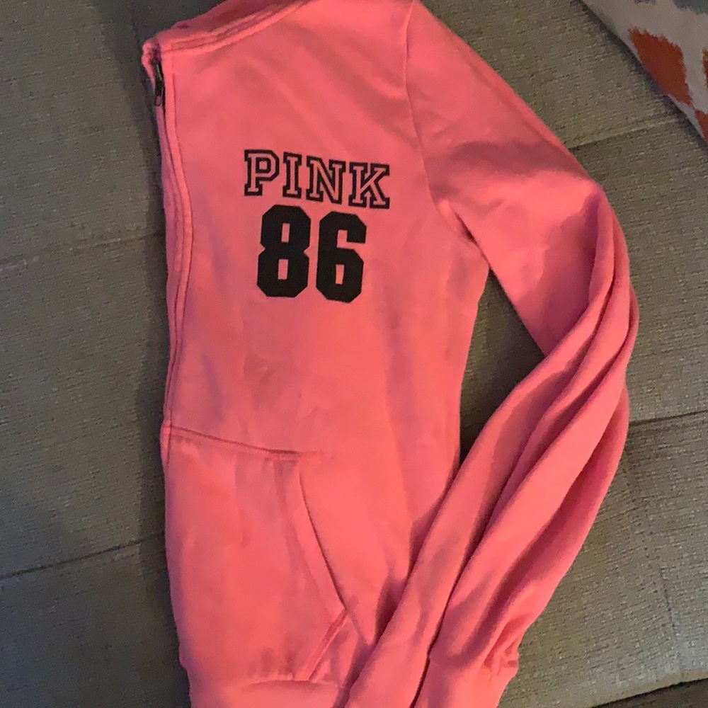 Pink Victoria secret Pink zip up hoodie
